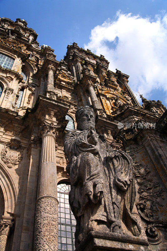 大教堂 - 圣地亚哥德孔波斯特拉，西班牙